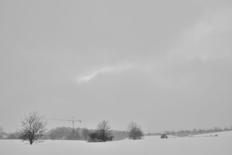 ... like footsteps in the [soft] snow